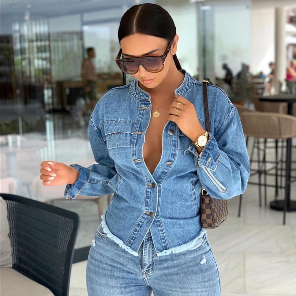 MISS LOLA DENIM JACKET